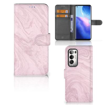 OPPO Find X3 Neo 5G | Bookcase | Marble Pink - Origineel Cadeau Vriendin