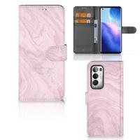 OPPO Find X3 Neo 5G | Bookcase | Marble Pink - Origineel Cadeau Vriendin