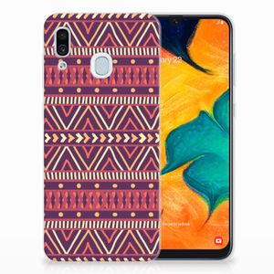 Samsung Galaxy A30 TPU bumper Aztec Paars