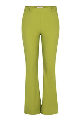 Flair bonded trousers - dark lime - 13488