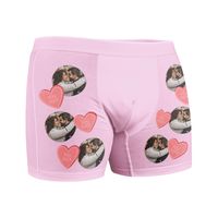 Boxershort bedrukken - M - Roze