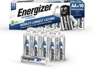 Energizer batterijen Ultimate Lithium AA/L91, pak van 10 stuks