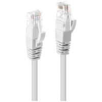 LINDY 48091 RJ45 Netwerkkabel, patchkabel CAT 6 U/UTP 0.50 m Wit 1 stuk(s) - thumbnail