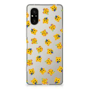 TPU bumper voor Sony Xperia 5 V Katten Emojis