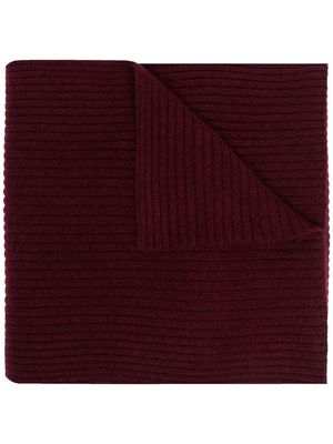 N.Peal écharpe en maille épaisse de cachemire - Rouge