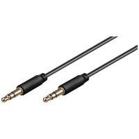 Goobay 69107 AV Audio Aansluitkabel [1x Jackplug male 3,5 mm - 1x Jackplug male 3,5 mm] 2.00 m Zwart - thumbnail