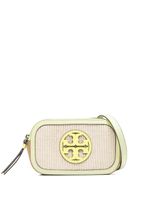 Tory Burch mini sac à bandoulière Miller en raphia - Tons neutres