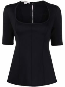 Stella McCartney haut à manches courtes - Noir