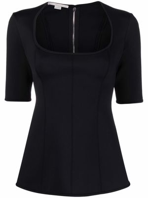 Stella McCartney haut à manches courtes - Noir