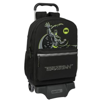 Schoolrugzak met Wielen Batman Game over Zwart 30 x 43 x 14 cm
