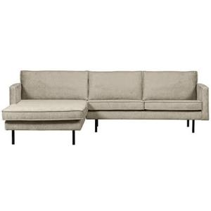 BePureHome Chaise Longue Links - Velvet - Wheatfield