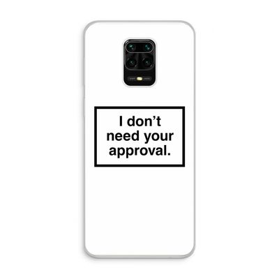 Don't need approval: Xiaomi Redmi Note 10 Lite Transparant Hoesje
