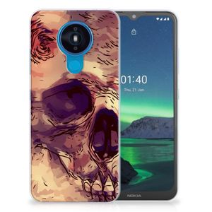 Silicone Back Case Nokia 1.4 Skullhead