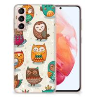 Samsung Galaxy S21 | TPU Hoesje | Vrolijke Uilen