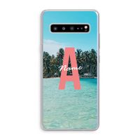 Pacific Dream: Samsung Galaxy S10 5G Transparant Hoesje
