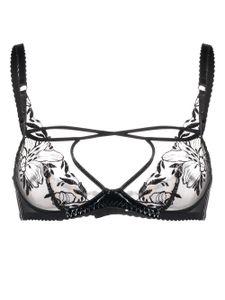 Agent Provocateur soutien-gorge Ozella Plunge à bonnets à armatures - Noir