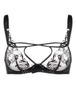 Agent Provocateur soutien-gorge Ozella Plunge à bonnets à armatures - Noir