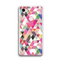 Gekleurde driehoekjes: Google Pixel 3 Transparant Hoesje