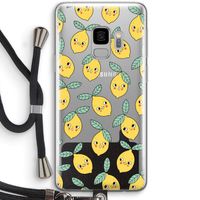 Citroenen: Samsung Galaxy S9 Transparant Hoesje met koord