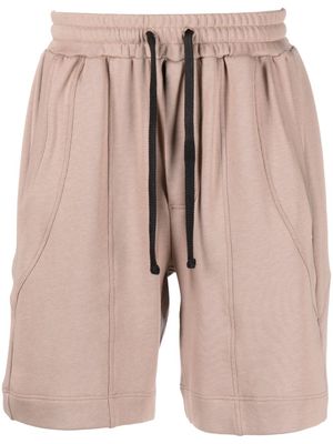 STYLAND short en coton à taille à lien de resserrage - Tons neutres