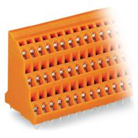 WAGO 737-308 Drie niveau klem 2.50 mm² Aantal polen 24 Oranje 24 stuk(s)