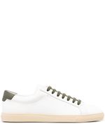 Saint Laurent baskets en cuir - Blanc