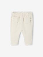 Broek in ribfluweel voor pasgeborenen ecru Broek in ribfluweel voor pasgeborenen ecru
