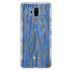 Blauwe nerven: LG G7 Thinq Transparant Hoesje
