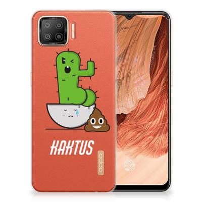 OPPO A73 4G Telefoonhoesje met Naam Cactus Poo