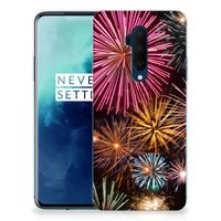 OnePlus 7T Pro Silicone Back Cover Vuurwerk - thumbnail
