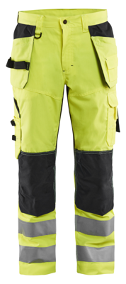 Blåkläder Werkbroek High-Vis met ventilatie 15651811 | High Vis Geel/Zwart | Maat 64 - 7330509516249