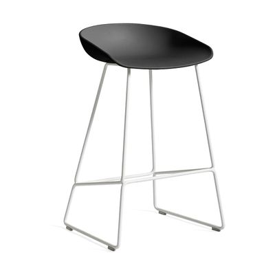 HAY About a Stool AAS 38 barkruk H65 White Soft Black