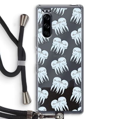 Octopussen: Sony Xperia 5 Transparant Hoesje met koord
