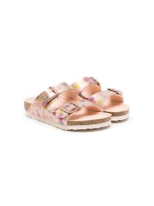 Birkenstock Kids sandales Arizona à imprimé graphique - Rose