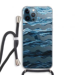 Oceaan: iPhone 12 Pro Transparant Hoesje met koord