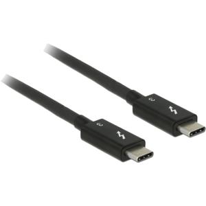 DeLOCK 84844 USB-kabel 0,5 m USB 3.2 Gen 2 (3.1 Gen 2) USB C Zwart