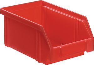 LA-KA-PE Magazijnbak | L160/140xB105xH75 mm | PS rood | 25 stuks - LK4 ROT LK4 ROT