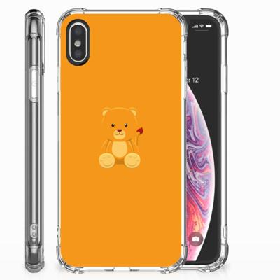 Apple iPhone X | Xs Stevig | Bumper Hoesje | Baby Beer Apple iPhone X | Xs Stevig | Bumper Hoesje | Baby Beer