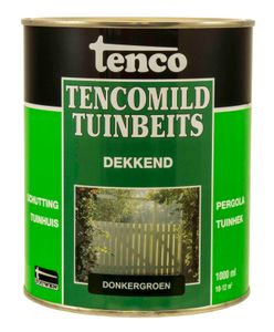 Dekkend donkergroen 1l mild verf/beits - tenco