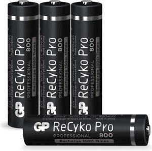 Setje van 4 x AAA GP ReCyko Pro batterijen - 800mAh