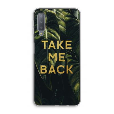 Take me back: Samsung Galaxy A7 (2018) Transparant Hoesje