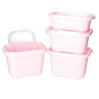 Vershoudbakjes nestbaar - 5 delig - BPA vrij - meal prep - diverse maten - Roze Vershoudbakjes nestbaar - 5 delig - BPA vrij - meal prep - diverse maten - Roze