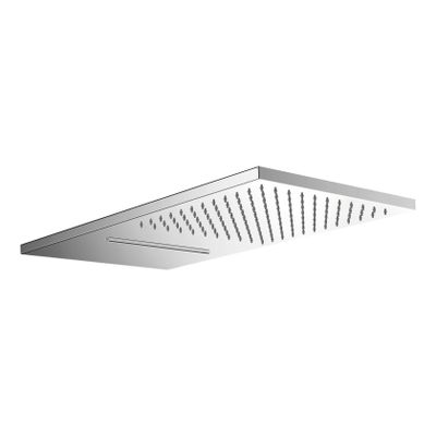Hoofddouche Tres Exclusive | 55x28 cm | Met waterval | Rechthoek | Chroom