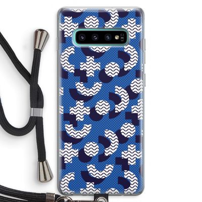 8-bit N°5: Samsung Galaxy S10 Plus Transparant Hoesje met koord
