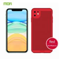 Voor iPhone 11 MOFI ademende PC Ultra-Thin all-inclusive beschermhoes (rood)