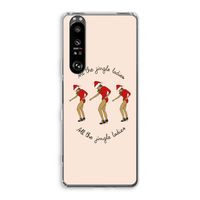 Jingle Ladies: Sony Xperia 1 III Transparant Hoesje