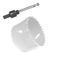 Gatenzaag Ø44 mm - Adapter en centreerboor - Geschikt voor LED Inbouwspots - Bi-metaal zaagblaad
