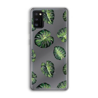 Tropische bladeren: Samsung Galaxy A41 Transparant Hoesje