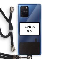 Link in bio: Samsung Galaxy Note 10 Lite Transparant Hoesje met koord