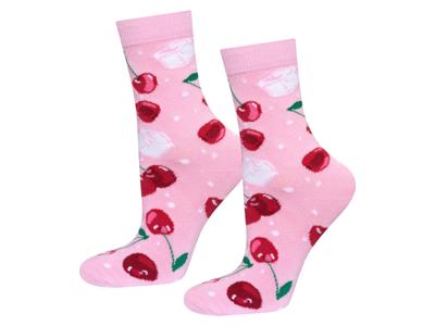 Soxo Sokken in cadeauverpakking (kersen soda, 41-46)